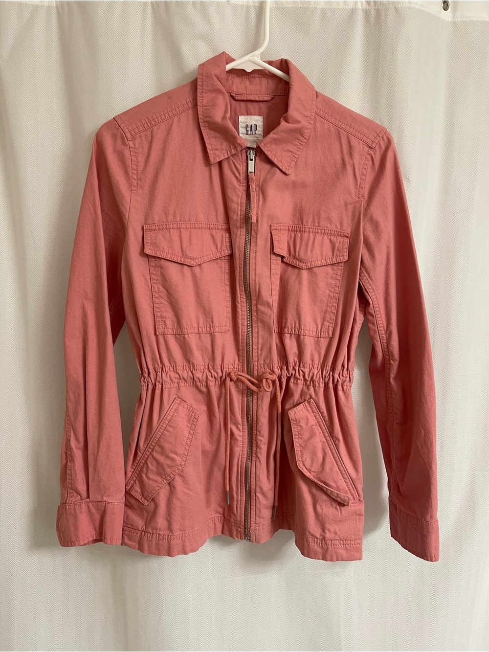 GAP Women's Dusty Rose Utility Jacket